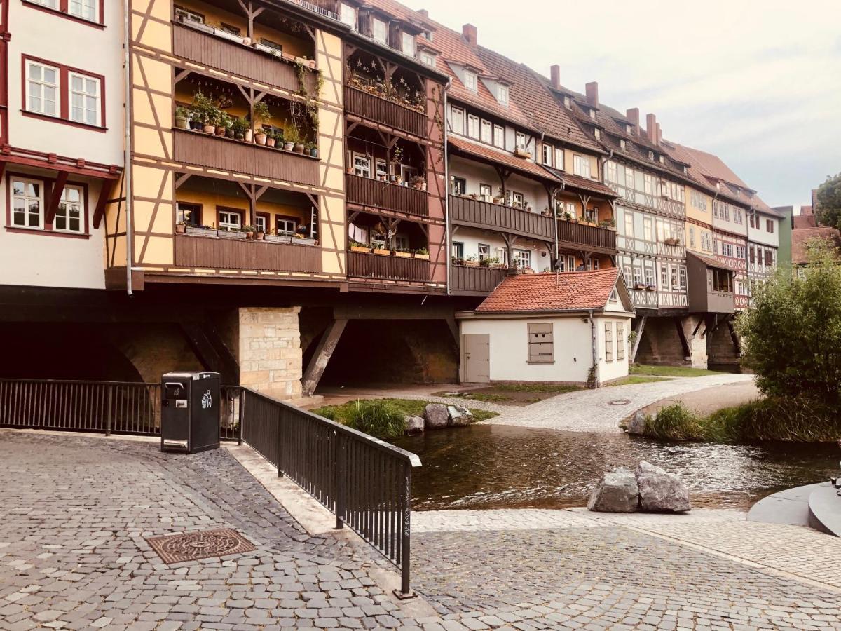 Ferienwohnungen Mey Haus Zum Rosenstock Erfurt Exterior foto