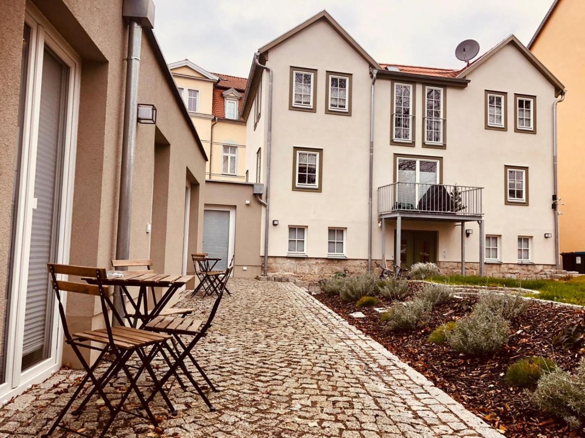 Ferienwohnungen Mey Haus Zum Rosenstock Erfurt Exterior foto