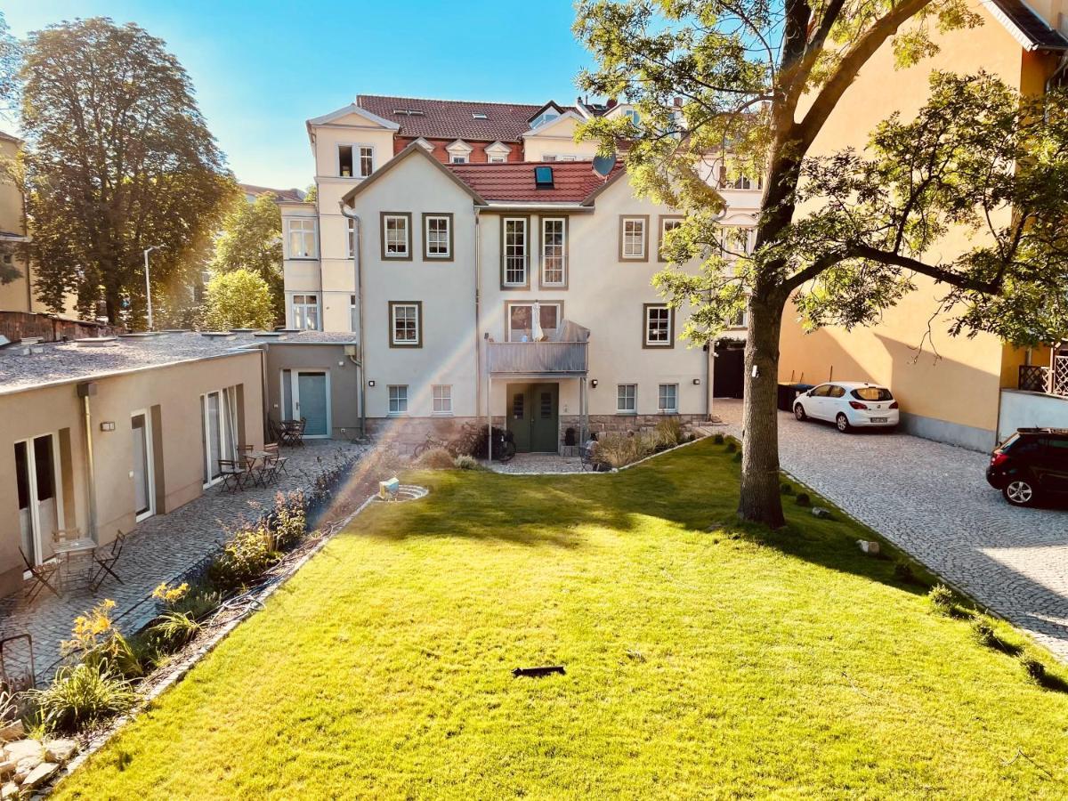 Ferienwohnungen Mey Haus Zum Rosenstock Erfurt Exterior foto