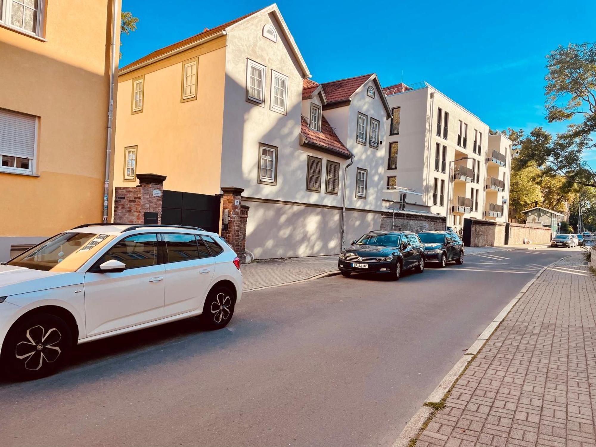 Ferienwohnungen Mey Haus Zum Rosenstock Erfurt Exterior foto